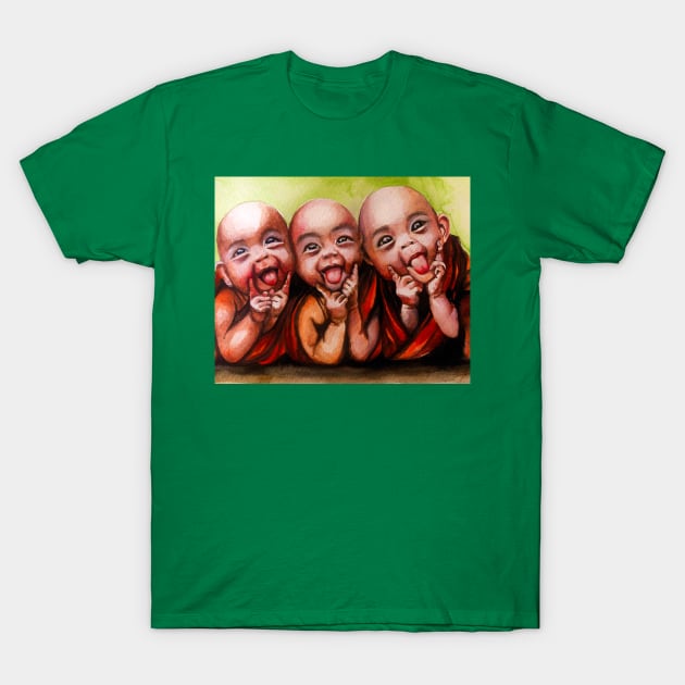 Asian kids T-Shirt by The artist of light in the darkness 